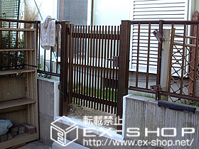 の門扉 ハイ千峰 片開き（内開き） 施工例