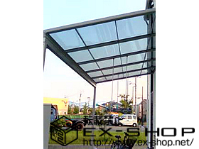 のテラス屋根 ファインテラス FG型 テラスタイプ 単体 積雪〜20cm対応 施工例