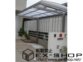 のサイクルポート・駐輪場 キューブポートプラスミニ 積雪〜20cm対応 施工例