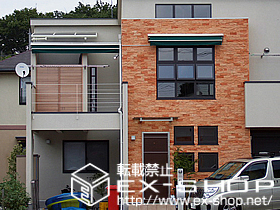 のバルコニー・ベランダ屋根 アルファテラス L型 単体 ルーフタイプ 積雪〜20cm対応 施工例