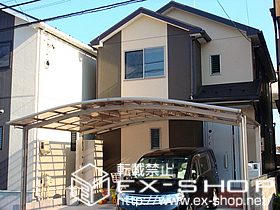 のカーポート カーブポートシグマIII ワイドタイプ 積雪〜20cm対応 施工例