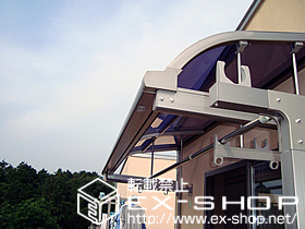 のバルコニー・ベランダ屋根 ライザーテラスII R型 単体 ルーフタイプ 積雪〜20cm対応 施工例