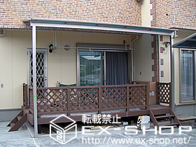 のウッドデッキ リウッドデッキII  標準 単体 施工例