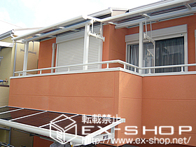 のバルコニー・ベランダ屋根 ライザーテラスII F型 単体 屋根タイプ 積雪〜20cm対応 施工例