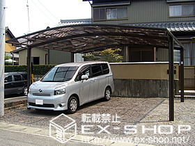 のカーポート カーブポートシグマIII ワイドタイプ 積雪〜20cm対応 施工例