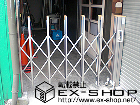 のカーゲート アルシャイン L型 Bタイプ ノンレール 片開き 施工例