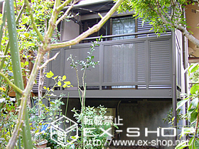 のバルコニー アクトステージB型 パンチング 単体 柱建て式 施工例