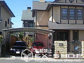 ���ꌧ��R�s��LIXIL ���N�V���i�g�X�e���j�̃J�[�|�[�g �J�[�u�|�[�g�V�O�}III ���C�h �ϐ�`20cm�Ή� �{�H��