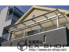 のバルコニー・ベランダ屋根 ヴェクターテラスF型 単体 屋根タイプ 積雪〜20cm対応 施工例