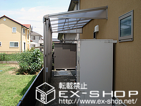 のテラス屋根 ライザーテラスＩＩ F型 単体 テラスタイプ 積雪〜20ｃｍ対応 施工例