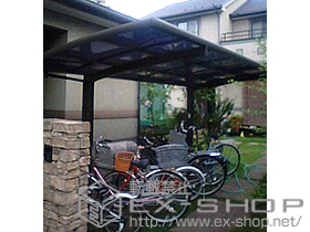 のサイクルポート・駐輪場 カーブポートシグマ?ミニ 施工例