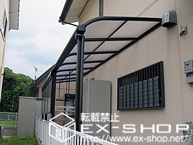 のテラス屋根 ヴェクターR型 連棟 テラスタイプ 積雪〜20cm対応 施工例