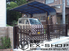 のカーゲート カミンゲートE1型　両開き仕様 施工例