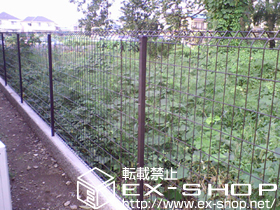 のフェンス・柵 FCS-61型フェンス[自由柱タイプ] 施工例