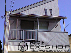 のバルコニー・ベランダ屋根 アルファテラス RB型 1500 屋根タイプ 施工例