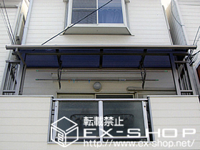 のバルコニー・ベランダ屋根 ライザーテラスII R型 単体 屋根タイプ 積雪〜20cm対応 施工例