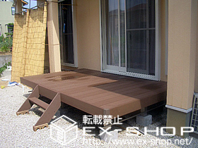 のウッドデッキ リウッドデッキII ワイド 施工例