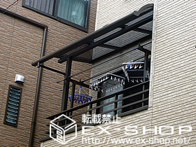 のテラス屋根 アルファテラス Ｆ型 単体 ルーフタイプ 積雪〜20cm対応 施工例