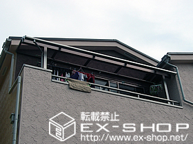のバルコニー・ベランダ屋根 ライザーテラスII R型 単体 屋根タイプ 積雪〜20cm対応 施工例