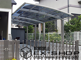 のカーポート レイナポート 縦連棟タイプ 積雪〜20cm対応 施工例