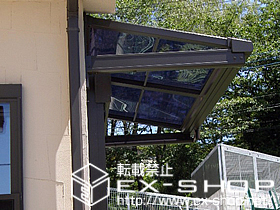 のバルコニー・ベランダ屋根 ライザーテラスII F型 単体 ルーフタイプ 積雪〜20cm対応 施工例