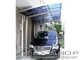 のサイクルポート・駐輪場 カーブポートシグマIII ミニ 積雪〜20cm対応 施工例