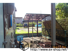 のサイクルポート・駐輪場 レイナポートミニ 積雪〜20cm対応 施工例