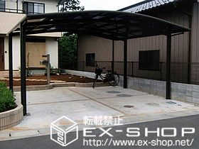 のカーポート カーブポートシグマIII ワイドタイプ 積雪〜20cm対応 施工例