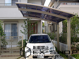 のカーポート カーブポートシグマIII 積雪〜20cm対応 施工例