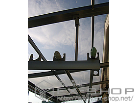 のバルコニー・ベランダ屋根 ライザーテラスII F型 単体 屋根タイプ 積雪〜20cm対応 施工例