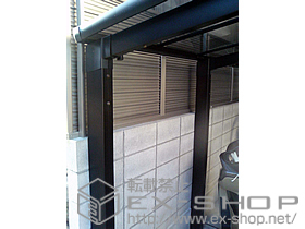 のサイクルポート・駐輪場 カーブパークシグマIII オープンタイプﾊ積雪〜20cm対応 施工例