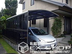 のカーポート レイナワンポート 積雪〜20cm対応＋サイドパネル H：19タイプ 施工例
