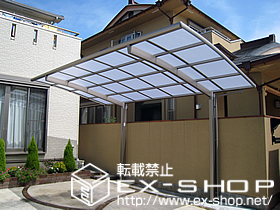 のカーポート カーブポートシグマ? 積雪〜20cm対応 施工例