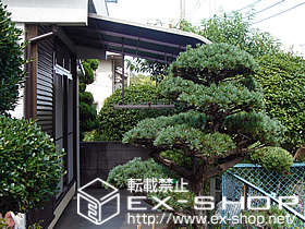 のテラス屋根 ライザーテラスII R型 単体 テラスタイプ 積雪〜20cm対応 施工例