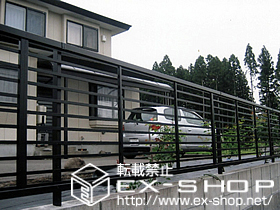 のフェンス・柵 プリレオR1型フェンス 施工例