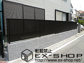 のフェンス・柵 シャレオR4型フェンス 施工例