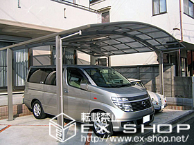 のカーポート プレシオスポート ワイドタイプ 積雪〜20cm対応 施工例