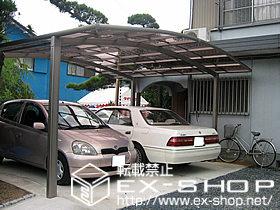 のカーポート カーブポートシグマIII ワイドタイプ 積雪〜20cm対応 施工例