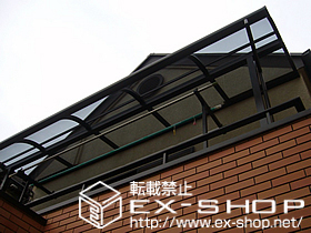 のバルコニー・ベランダ屋根 ライザーテラスII R型 単体 屋根タイプ 積雪〜20cm対応 施工例