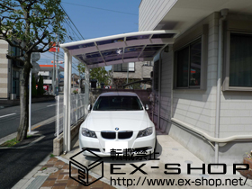 のカーポート カーブポートシグマ? 積雪〜20cm対応 施工例