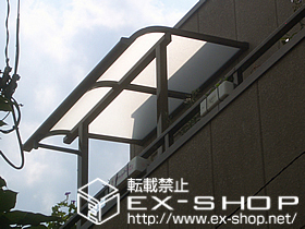 のバルコニー・ベランダ屋根 ライザーテラスII R型 単体 屋根タイプ 積雪〜20cm対応 施工例