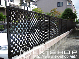のフェンス・柵 プリレオR6型フェンス　（フリーポールタイプ） 施工例