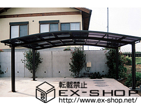 のカーポート カーブポートシグマIII ワイドタイプ 積雪〜20cm対応 施工例