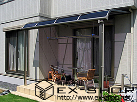 のテラス屋根 ライザーテラス? R型 テラスタイプ 単体 施工例