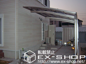 のカーポート カーブポートシグマ? 延長タイプ 積雪〜20cm対応 施工例