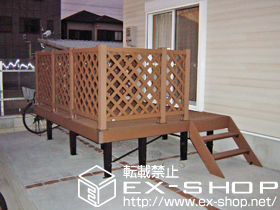 のウッドデッキ リウッドデッキII 標準 施工例