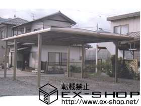 のカーポート キューブポートプラス ワイド・延長タイプ 積雪〜20cm対応 施工例