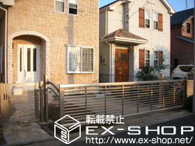 のカーゲート ワイドオーバードアR1型 手動式 施工例