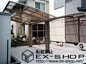 のカーポート カーブポートシグマIII Y合掌 積雪〜20cm対応 施工例