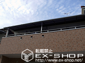 のバルコニー・ベランダ屋根 ライザーテラスII R型 連棟 屋根タイプ 積雪〜20cm対応 施工例
